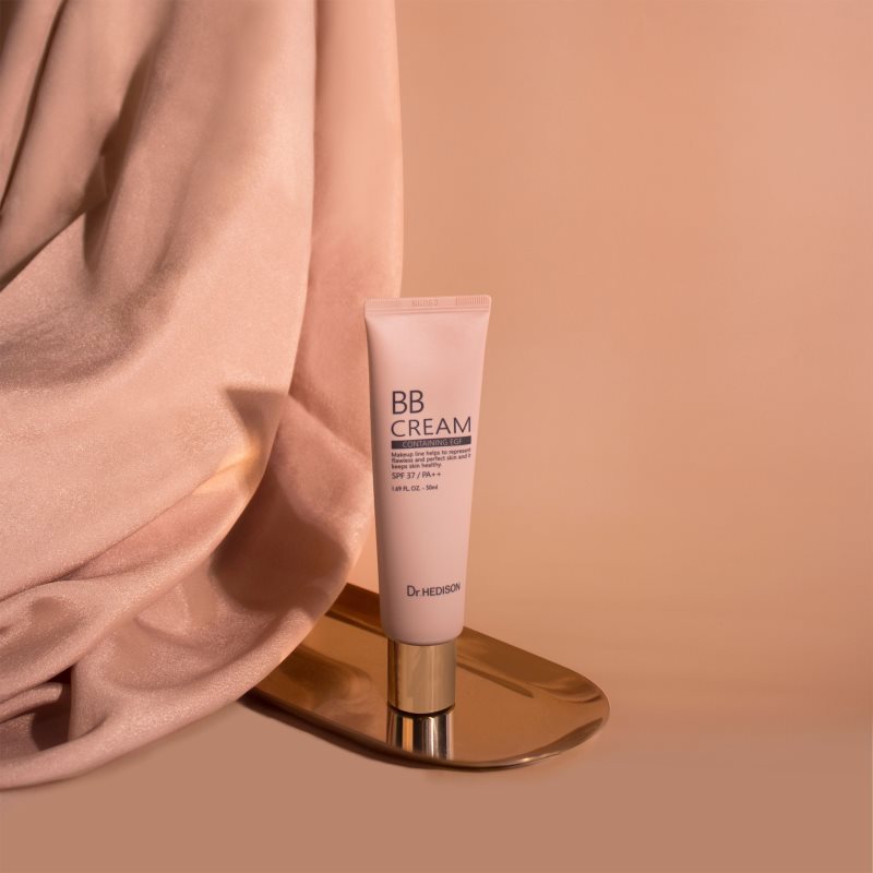Dr. HEDISON EGF BB Cream SPF 37 hydratační BB krém pro zářivý vzhled pleti 50 ml (obrázek 4)
