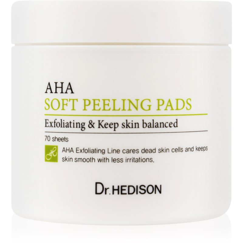 Dr. HEDISON AHA exfoliating cotton pads 70 pc