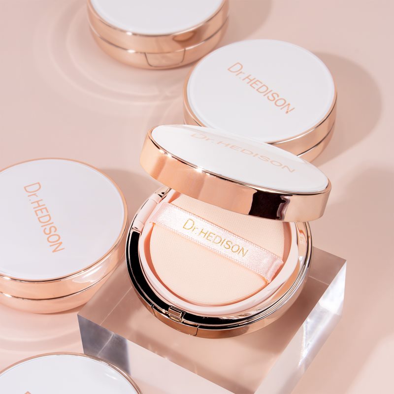 Dr. HEDISON Miracle Cushion тональна пудра + змінне наповнення відтінок Miracle Cushion 2x15 гр