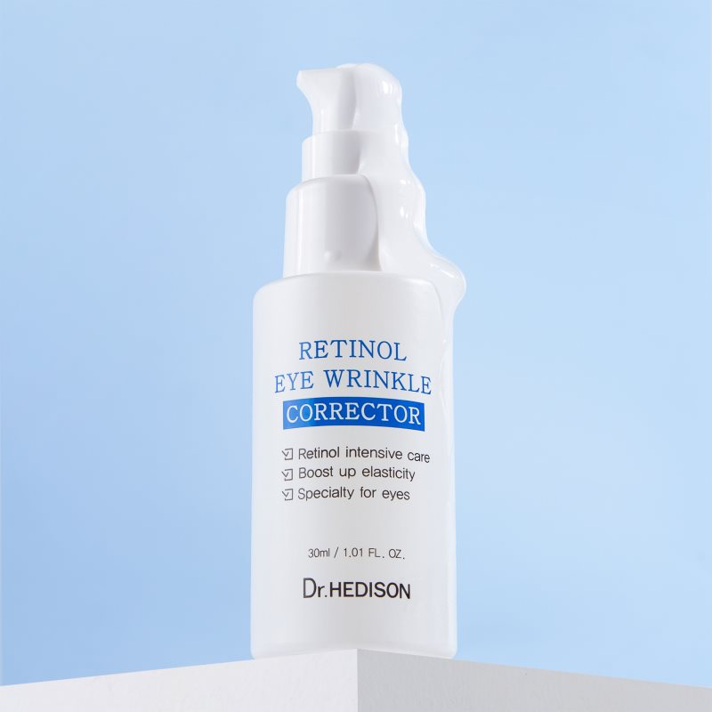 Dr. HEDISON Retinol Eye Wrinkle Corrector омолоджуюча сироватка для шкіри наколо очей з ретинолом 30 мл