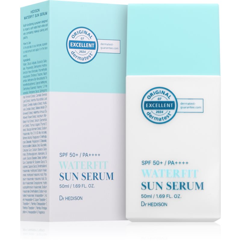 Dr. HEDISON Waterfit Sun Serum hydratační sérum SPF 50+ 50 ml (obrázek 3)