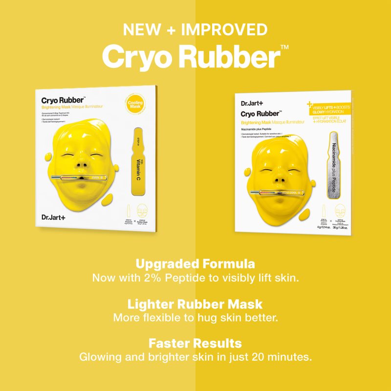 Dr. Jart+ Cryo Rubber™ Brightening Mask intenzivní hydrogelová maska pro rozjasnění pleti 40 g (obrázek 6)
