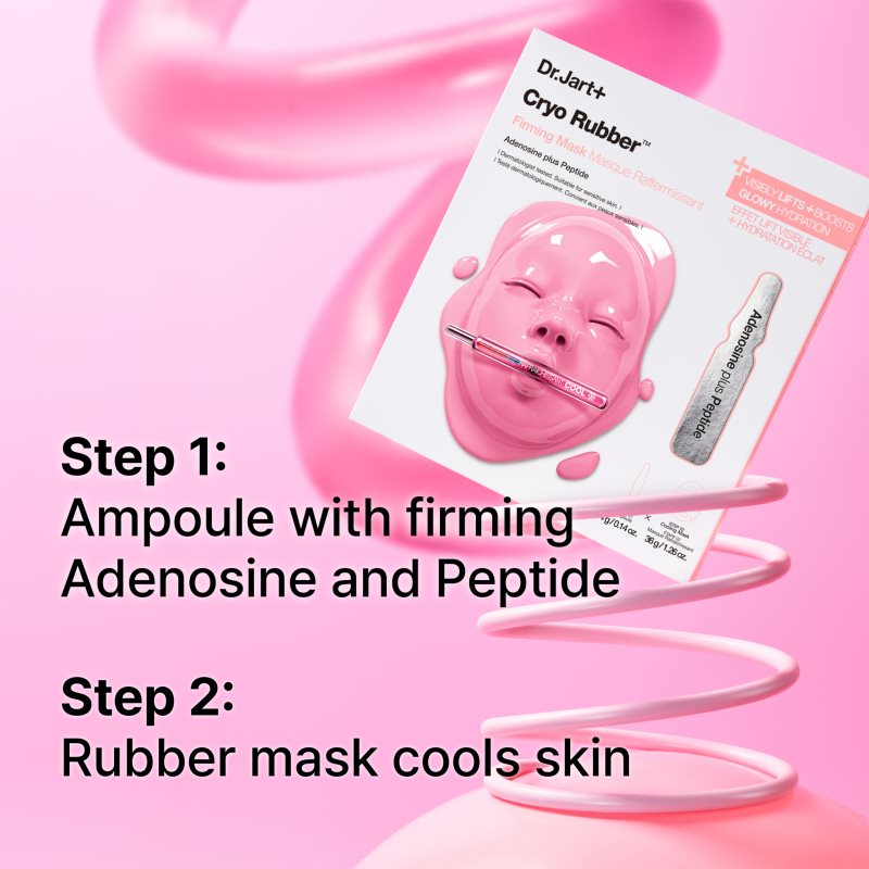 Dr. Jart+ Cryo Rubber™ Firming Mask intenzivní hydrogelová maska pro zpevnění pleti 40 g (obrázek 4)