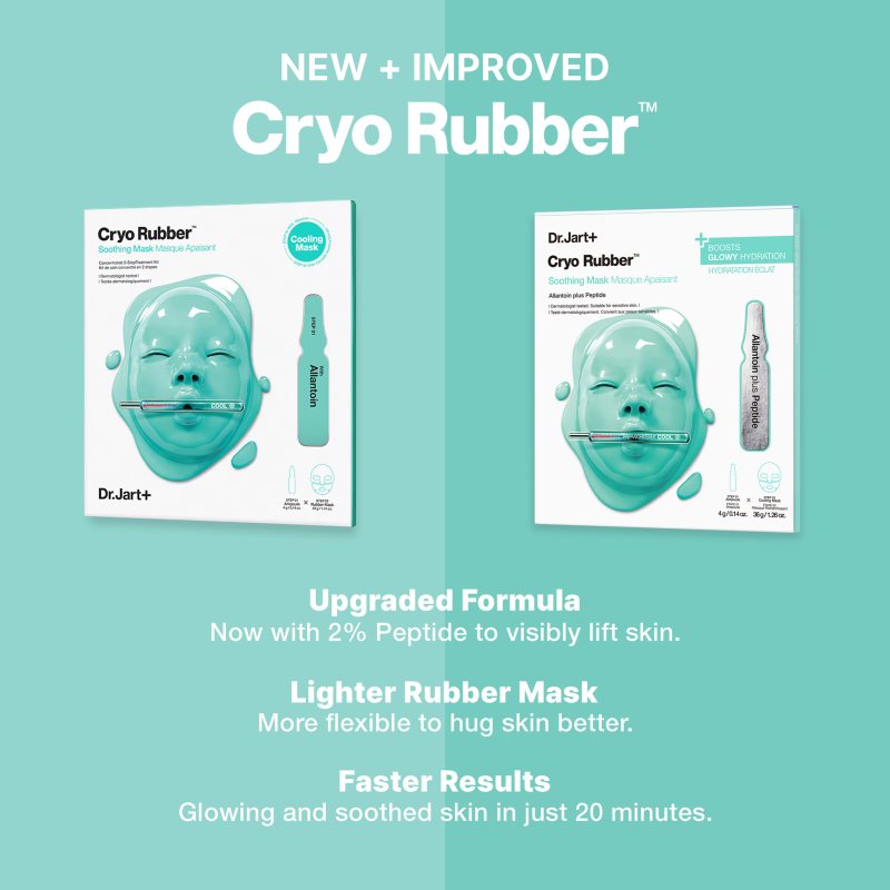 Dr. Jart+ Cryo Rubber™ Soothing Mask intenzivní hydrogelová maska se zklidňujícím účinkem 40 g (obrázek 6)