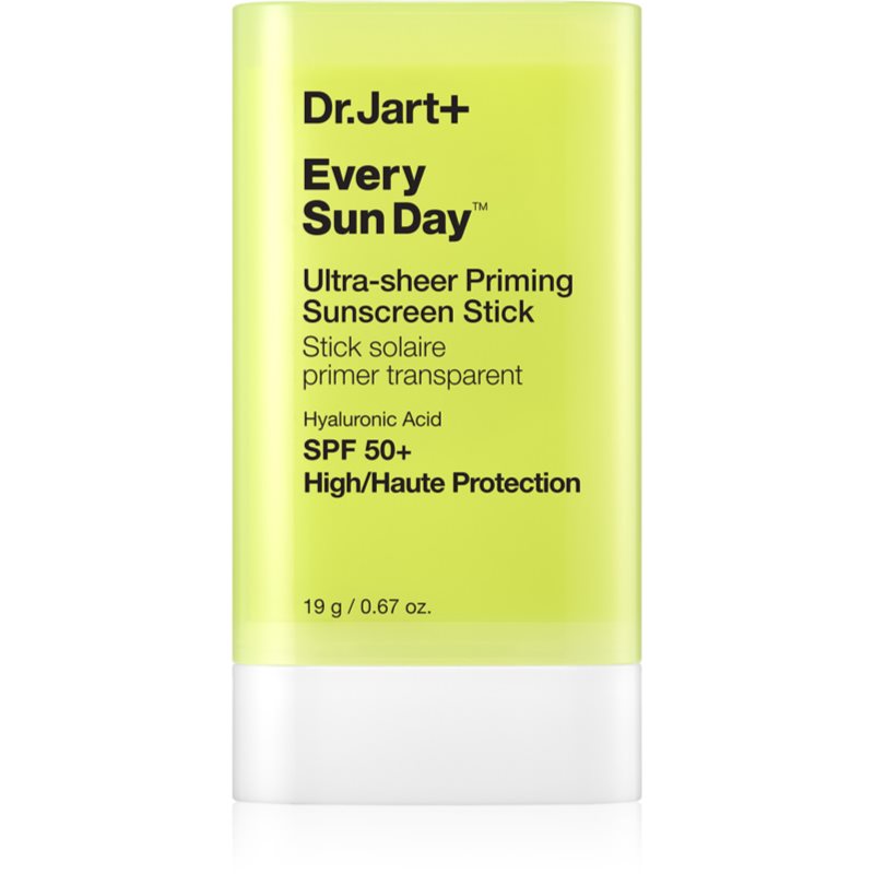 Dr. Jart  Every Sun Day™ Ultra-Sheer Priming Sunscreen Stick SPF50 слънцезащитен крем в стик 19 гр.