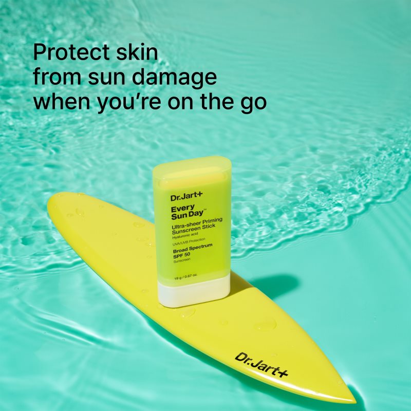 Dr. Jart+ Every Sun Day™ Ultra-Sheer Priming Sunscreen Stick SPF50 opalovací krém v tyčince 19 g (obrázek 5)