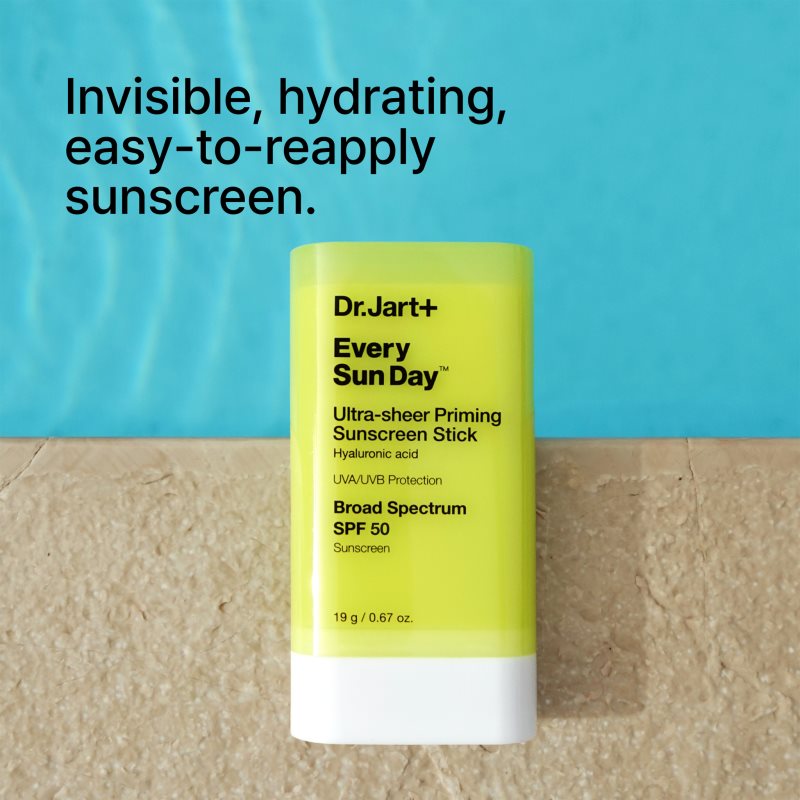 Dr. Jart+ Every Sun Day™ Ultra-Sheer Priming Sunscreen Stick SPF50 opalovací krém v tyčince 19 g (obrázek 6)