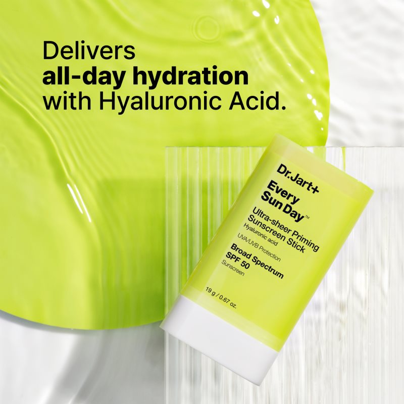 Dr. Jart+ Every Sun Day™ Ultra-Sheer Priming Sunscreen Stick SPF50 opalovací krém v tyčince 19 g (obrázek 7)