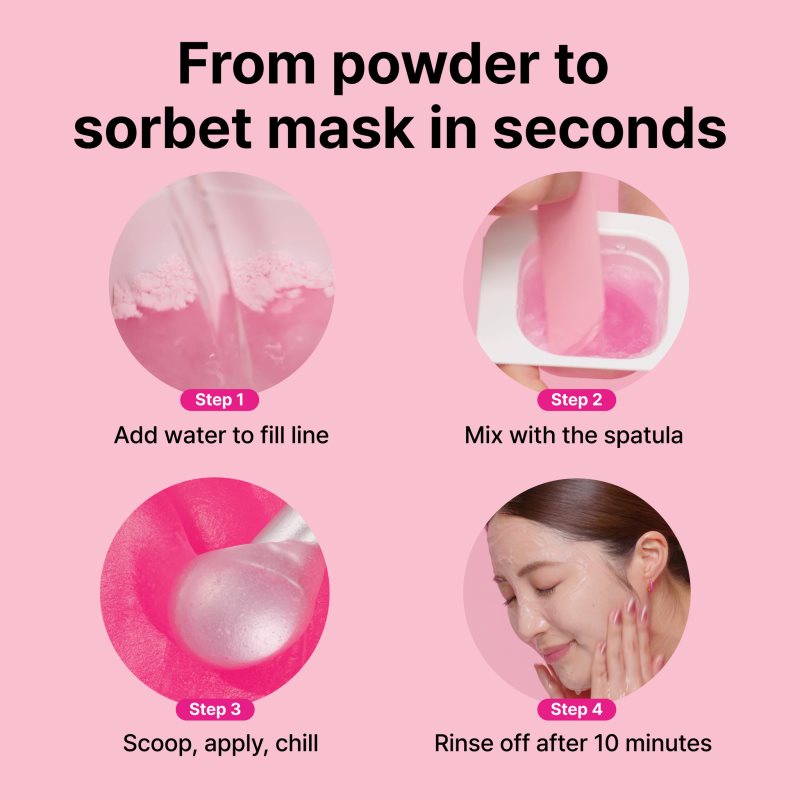 Dr. Jart+ Cryo Sorbet Icy Facial Mask hydratačná maska s chladivým účinkom 3.06 g (obrázok 4)