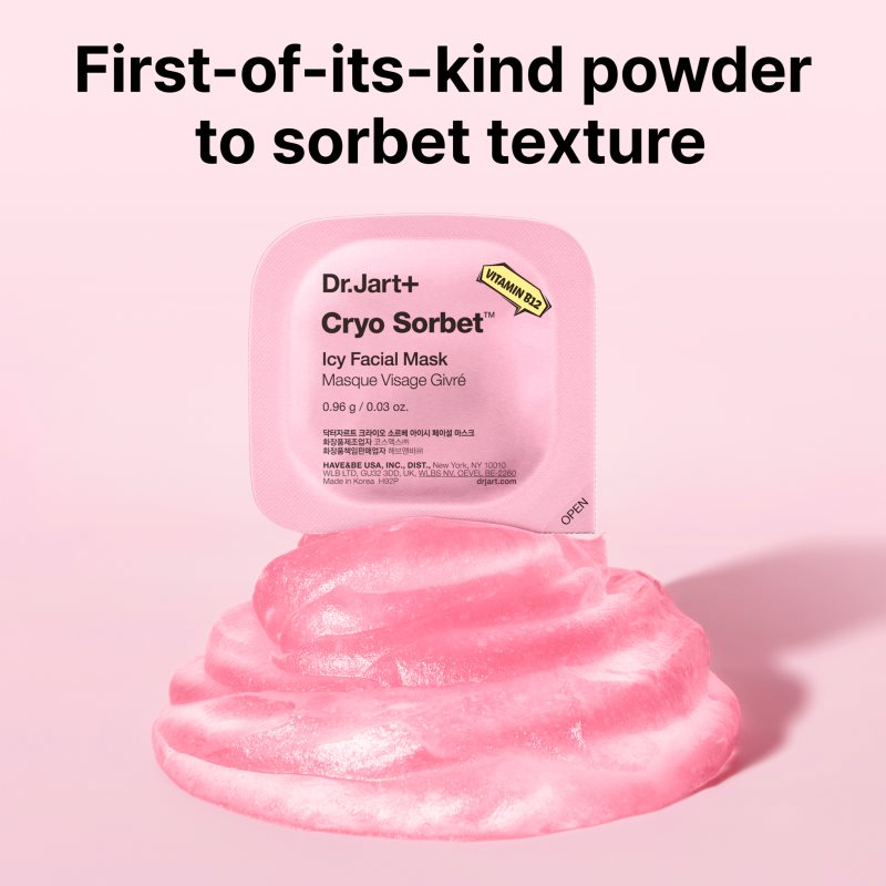 Dr. Jart+ Cryo Sorbet Icy Facial Mask hydratačná maska s chladivým účinkom 3.06 g (obrázok 9)