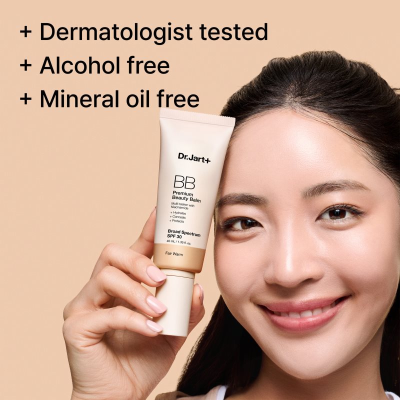 Dr. Jart+ Premium Beauty Balm feuchtigkeitsspendende BB Creme SPF 30 Farbton 04 Deep Tan-Deep 40 ml (Bild 4)