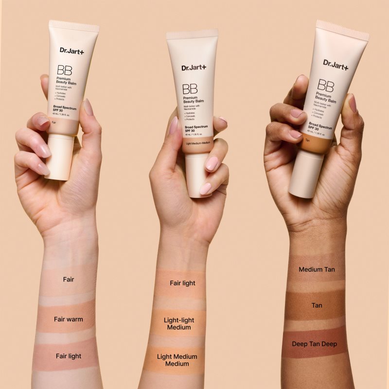 Dr. Jart+ Premium Beauty Balm feuchtigkeitsspendende BB Creme SPF 30 Farbton 04 Deep Tan-Deep 40 ml (Bild 6)