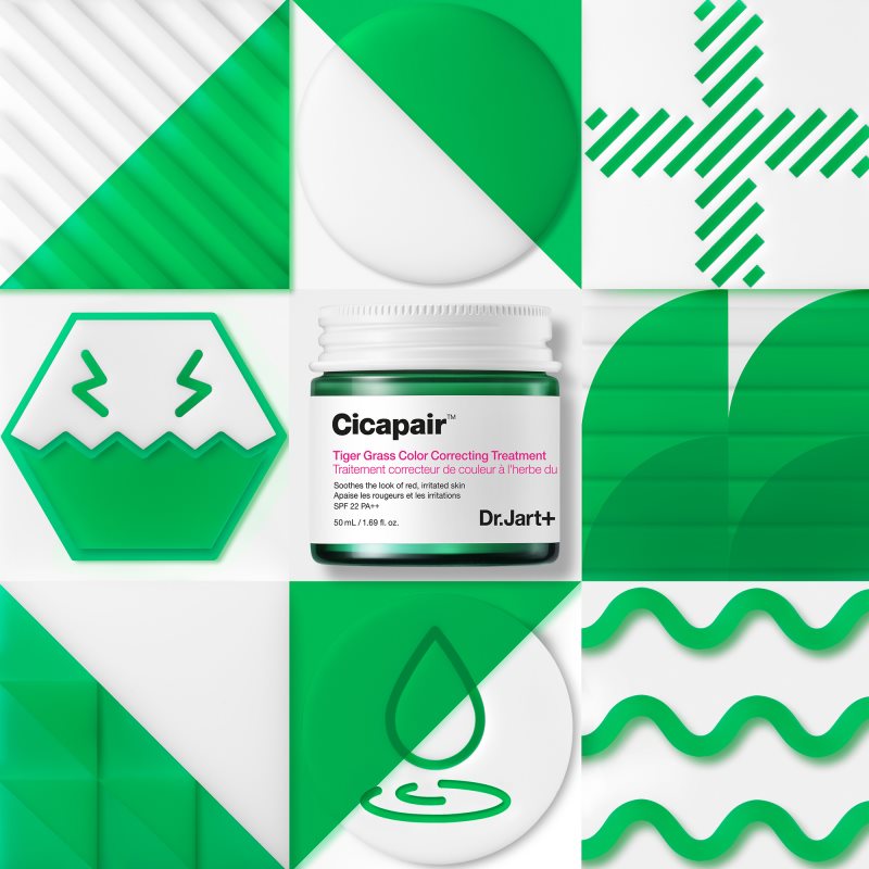 Dr. Jart+ Cicapair™ Tiger Grass Color Correcting Treatment intenzivní krém redukující začervenání pleti 15 ml (obrázek 8)
