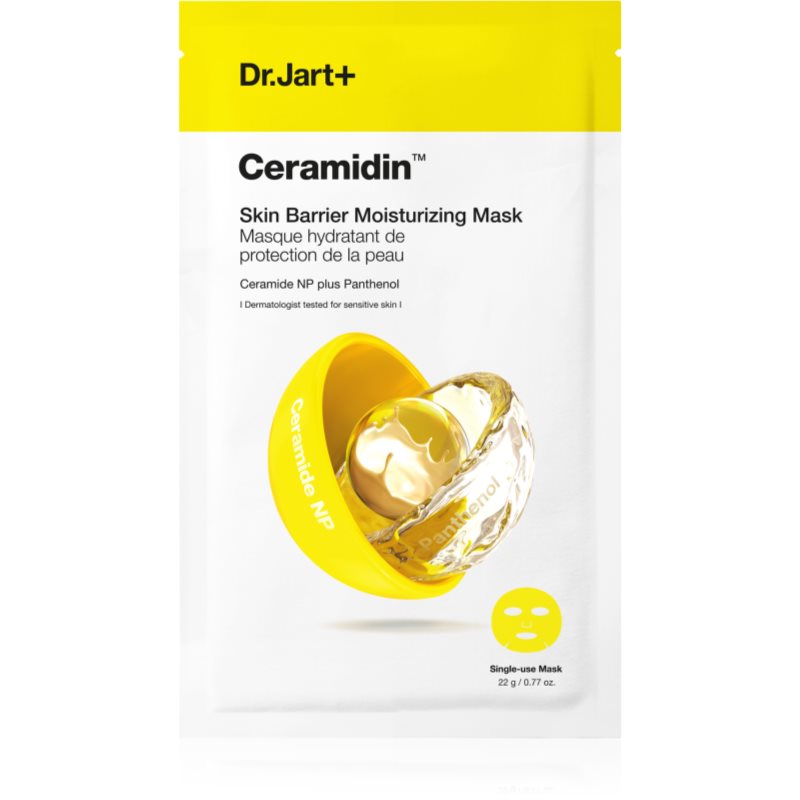Dr. Jart+ Ceramidin™ Skin Barrier Moisturizing Face Mask hidratáló maszk ceramidokkal 22 g
