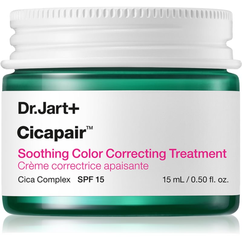 Dr. Jart+ Cicapair™ Soothing Color Correcting Treatment intensive, Hautrötungen reduzierende Creme SPF 30 15 ml