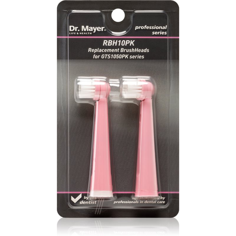 Dr. Mayer RBH10K csere fejek a fogkeféhez pink for GTS1050PK 2 db