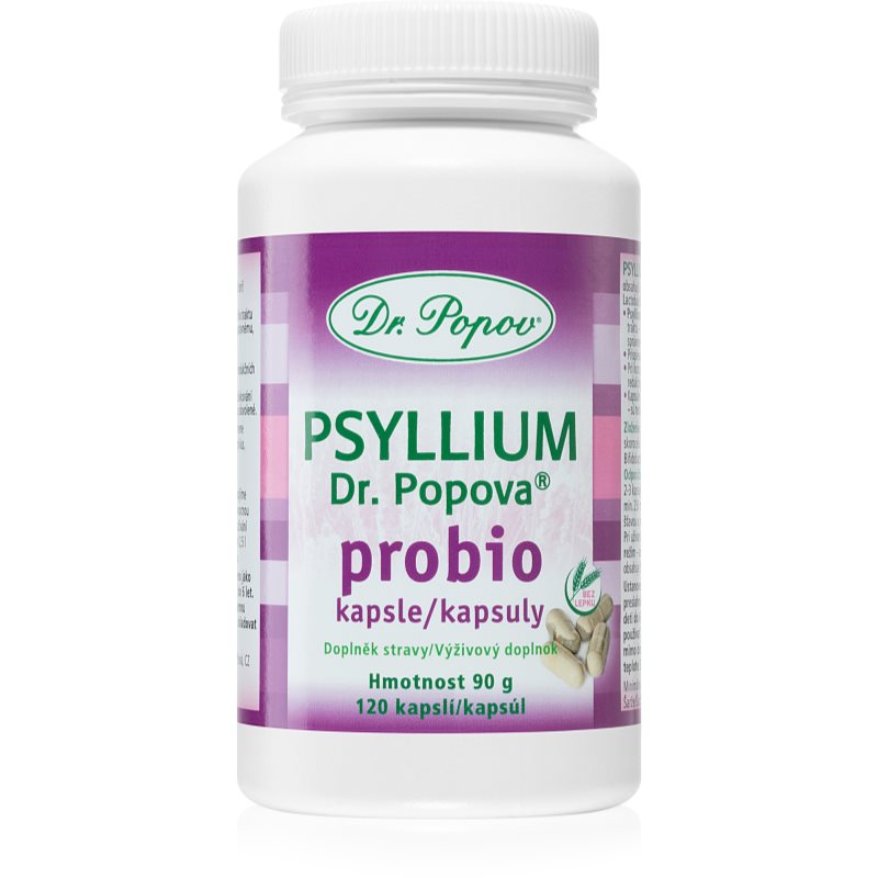 Dr. Popov Psyllium PROBIO kapsuly s probiotikami 120 cps kúpite na Notino.sk