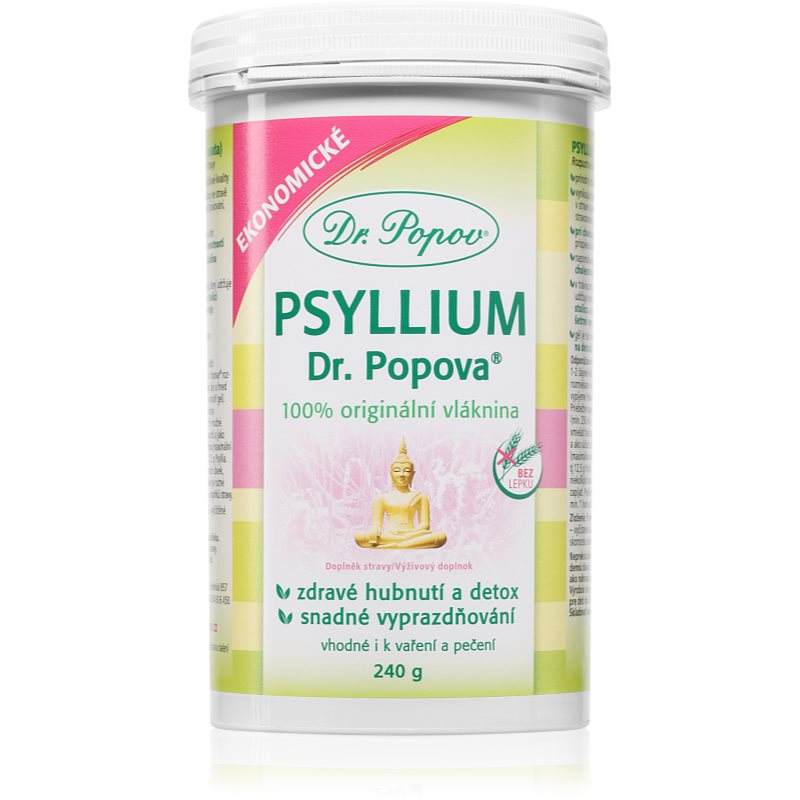 Dr. Popov Psyllium Krabica vláknina výživový doplnok 240 g kúpite na Notino.sk