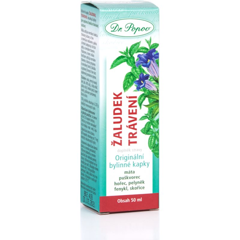 Dr.Popov Kapky bylinné Žaludek-Trávení 50ml koupíte na Notino.cz