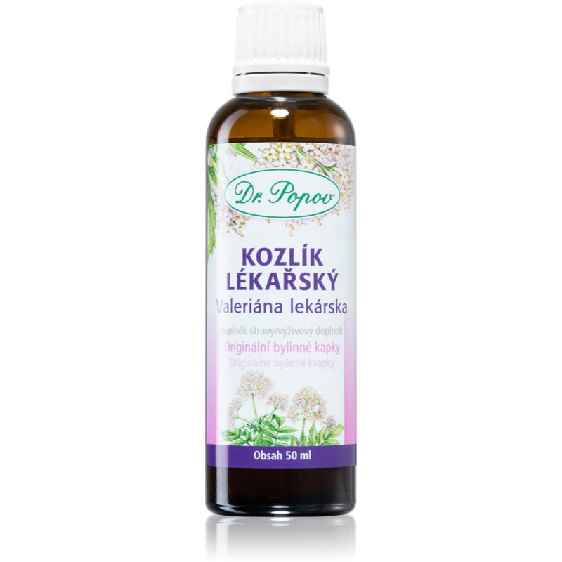 Dr.Popov Kapky bylinné Kozlík lékařský 50ml koupíte na Notino.cz