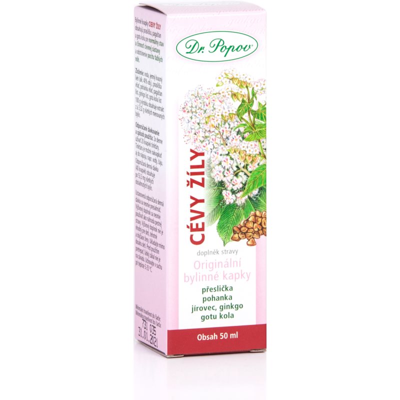 Dr.Popov Kapky bylinné Cévy žíly 50ml koupíte na Notino.cz