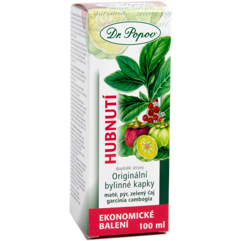 Dr.Popov Kapky bylinné Hubnutí 100ml koupíte na Notino.cz