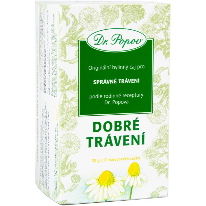 Dr. Popov Dobré trávenie bylinný čaj na podporu trávenia 20 ks
