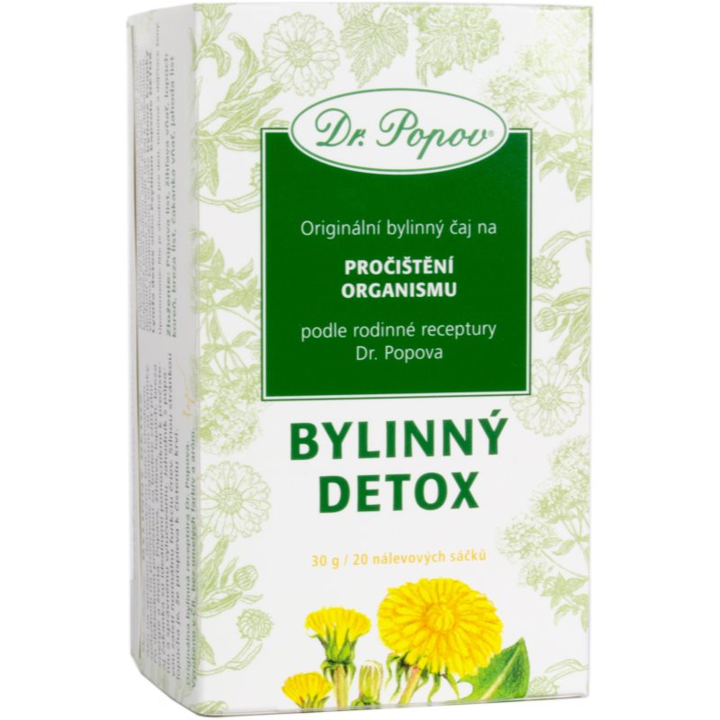 Dr.Popov Čaj Bylinný detox 20x1.5g koupíte na Notino.cz