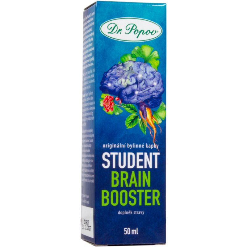Dr. Popov Originální bylinné kapky Študent Brain booster bylinné kvapky na podporu pamäti a koncentrácie 50 ml kúpite na Notino.sk