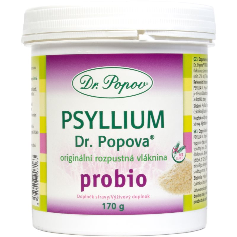 Dr. Popov Psyllium probio vláknina na podporu trávenia 170 g