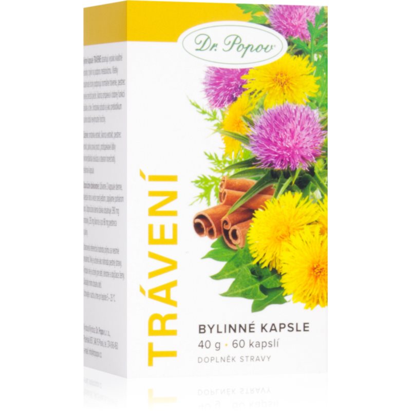 Dr.Popov Bylinné kapsle Trávení cps.60 koupíte na Notino.cz