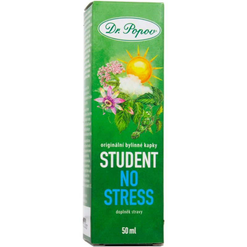 Dr. Popov Originální bylinné kapky Študent No stress bylinné kvapky na podporu duševnej rovnováhy 50 ml kúpite na Notino.sk