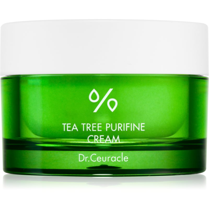 Dr.Ceuracle Tea Tree Purifine 80 upokojujúci pleťový krém s extraktom z čajovníku 50 g