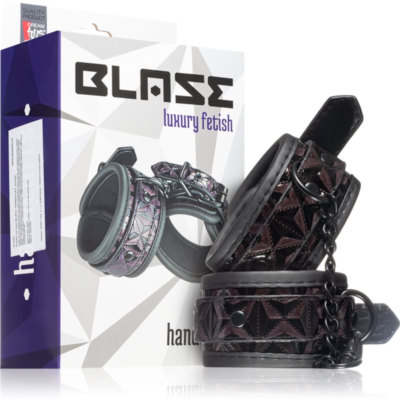 Dream Toys Blaze Handcuff Menottes Purple/Black 1 Pcs