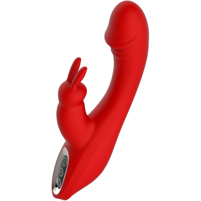 Dream Toys Red Revolution Artemis Vibromasseur Muni D’un Stimulateur Clitoridien Red 20,5 Cm