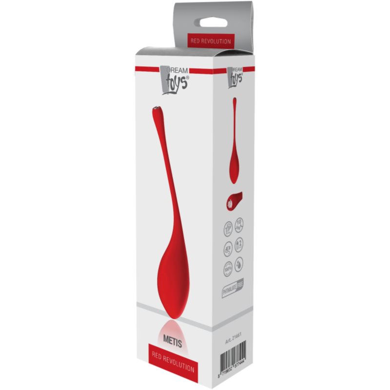 Dream Toys Red Revolution Metis Oeuf Vibrant Red 19,8 Cm