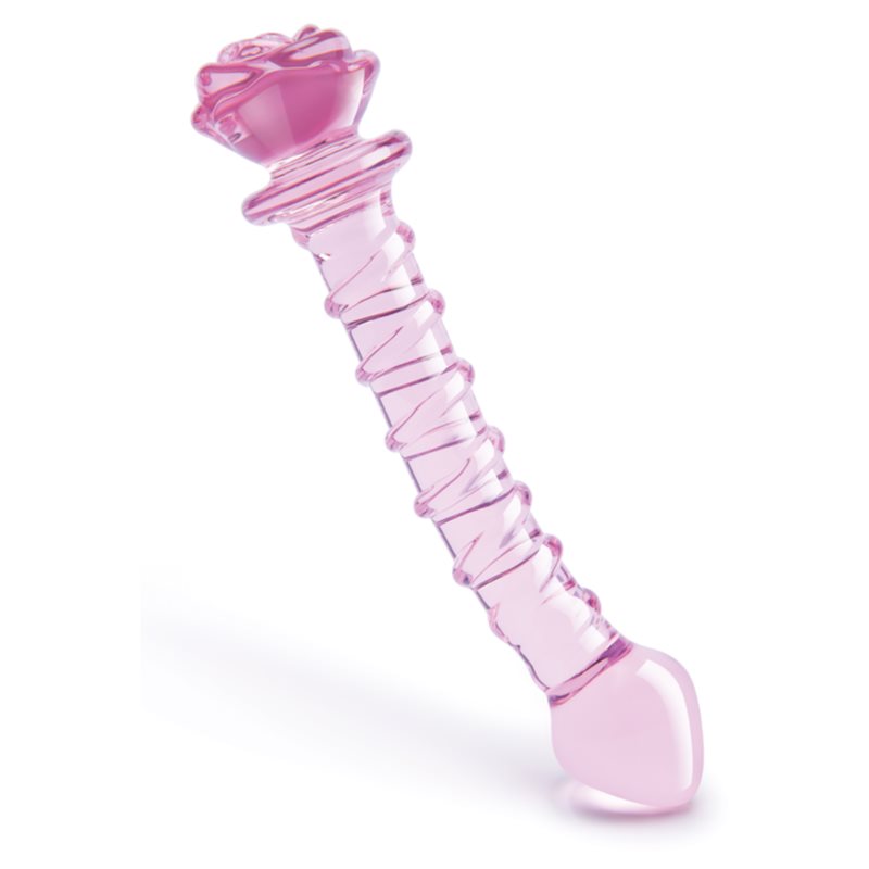 Dream Toys Glaze Glass 9 Rosebud Spiral G-spot фалоімітатор 22,5 см