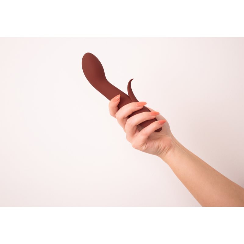 Dream Toys NUDE Sierra G-spot Duo vibrátor se stimulátorem klitorisu 20 cm (obrázek 4)