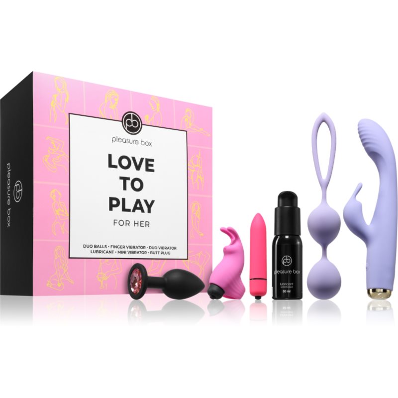 Dream Toys Pleasure Box Love To Play sada erotických pomôcok