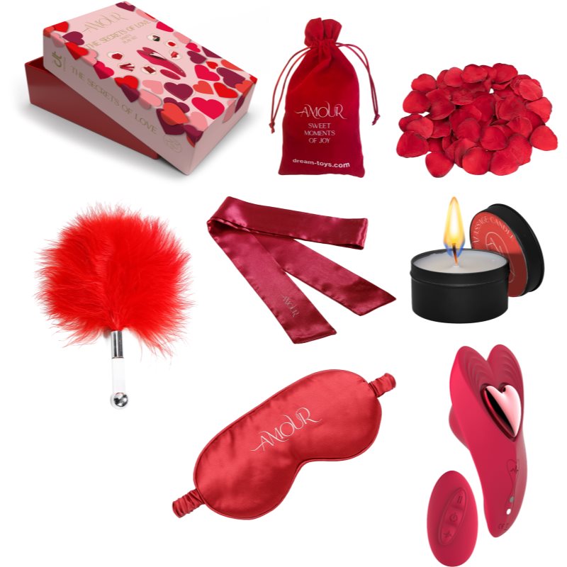 Dream Toys Amour The Secrets Of Love Panty Play Kit sada erotických pomôcok 7 ks