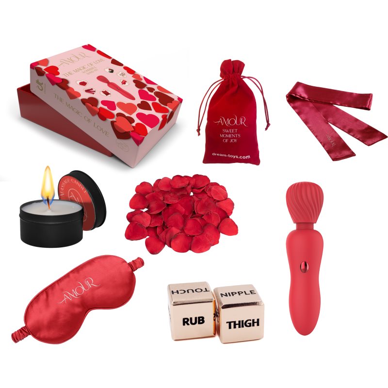 Dream Toys Amour The Magic Of Love Wonderful Wand Kit sada erotických pomôcok 7 ks