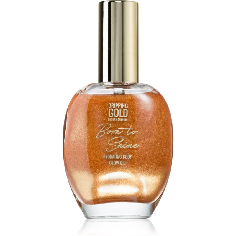 Dripping Gold Born To Shine shimmering oil for the body shade Bronze 55 ml
