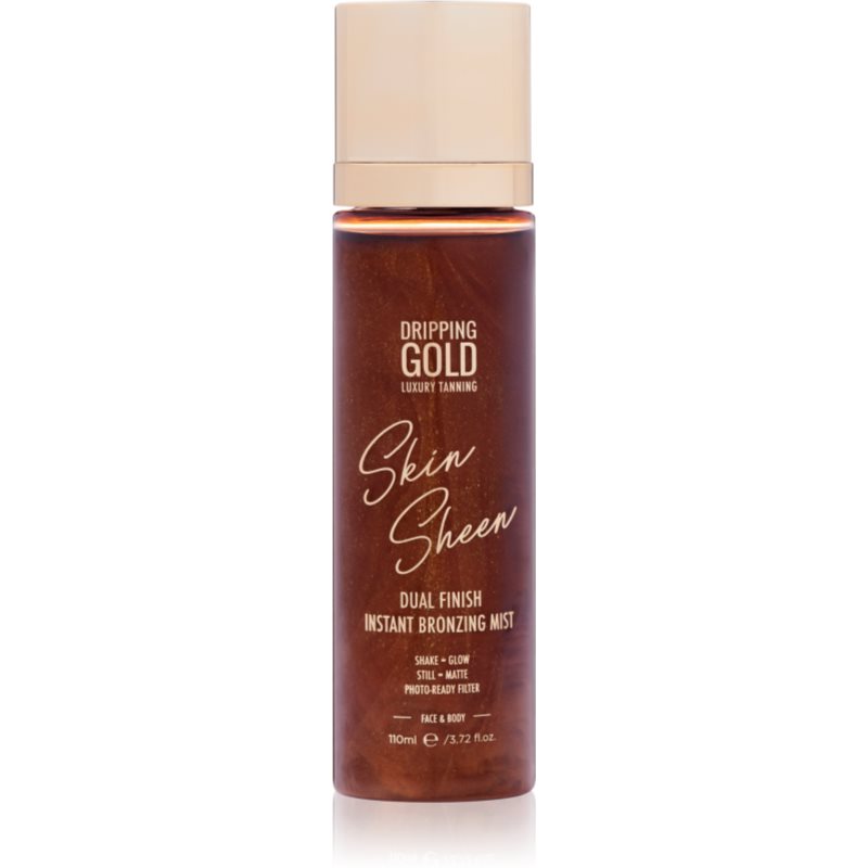 E-shop Dripping Gold Luxury Tanning Skin Sheen bronzující mlha na tělo 110 ml