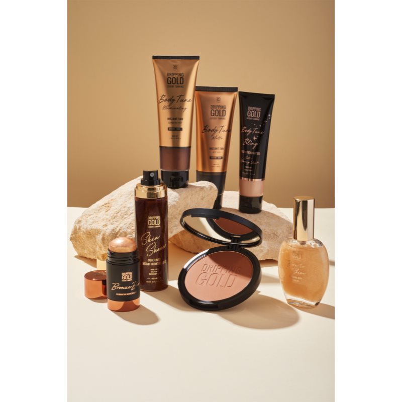 Dripping Gold Luxury Tanning Skin Sheen Bronzing Mist For The Body 110 Ml