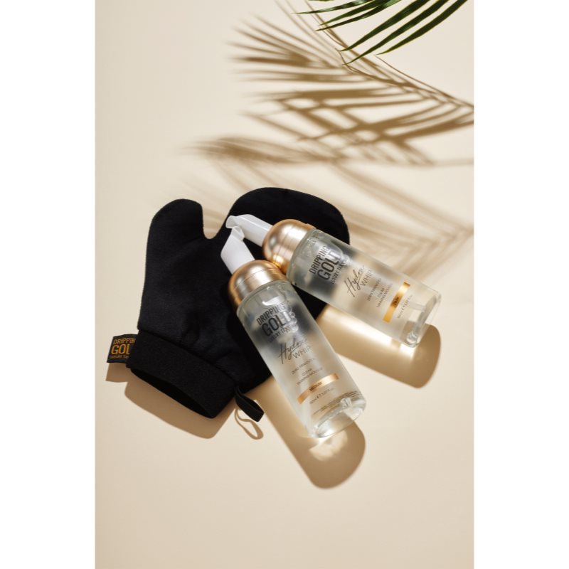 Dripping Gold Luxury Tanning Hydra Whip Transparent Self-tanning Mousse For Body And Face Shade Medium 150 Ml