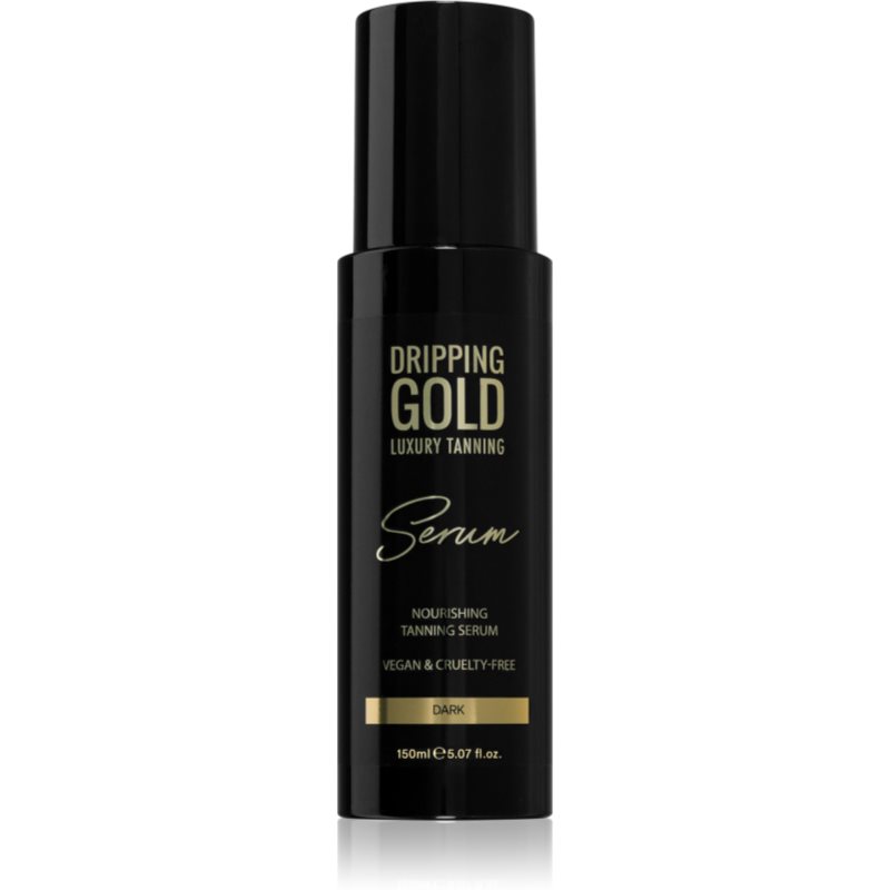 Dripping Gold Luxury Tanning Serum produit auto-bronzant corps et visage teinte Dark 150 ml female