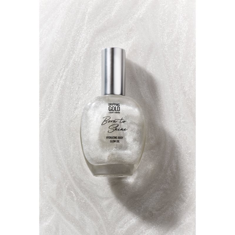 Dripping Gold Born To Shine třpytivý olej na tělo odstín Silver 55 ml (obrázek 5)