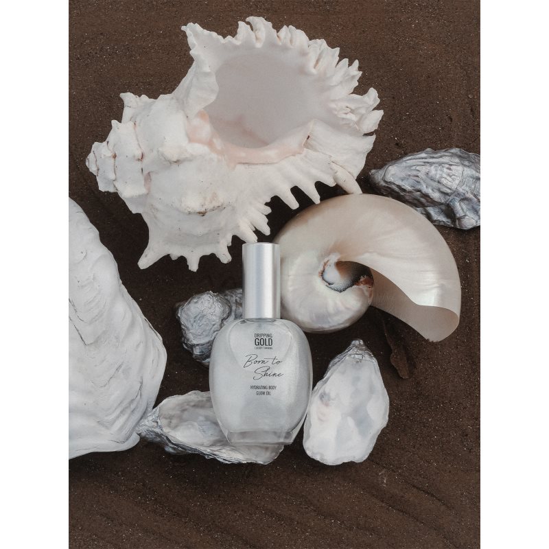 Dripping Gold Born To Shine třpytivý olej na tělo odstín Silver 55 ml (obrázek 6)