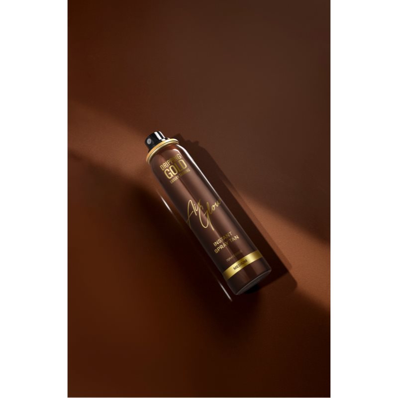 Dripping Gold Air Glow Instant Spray Tan samoopalovací sprej odstín Medium 75 ml (obrázek 7)
