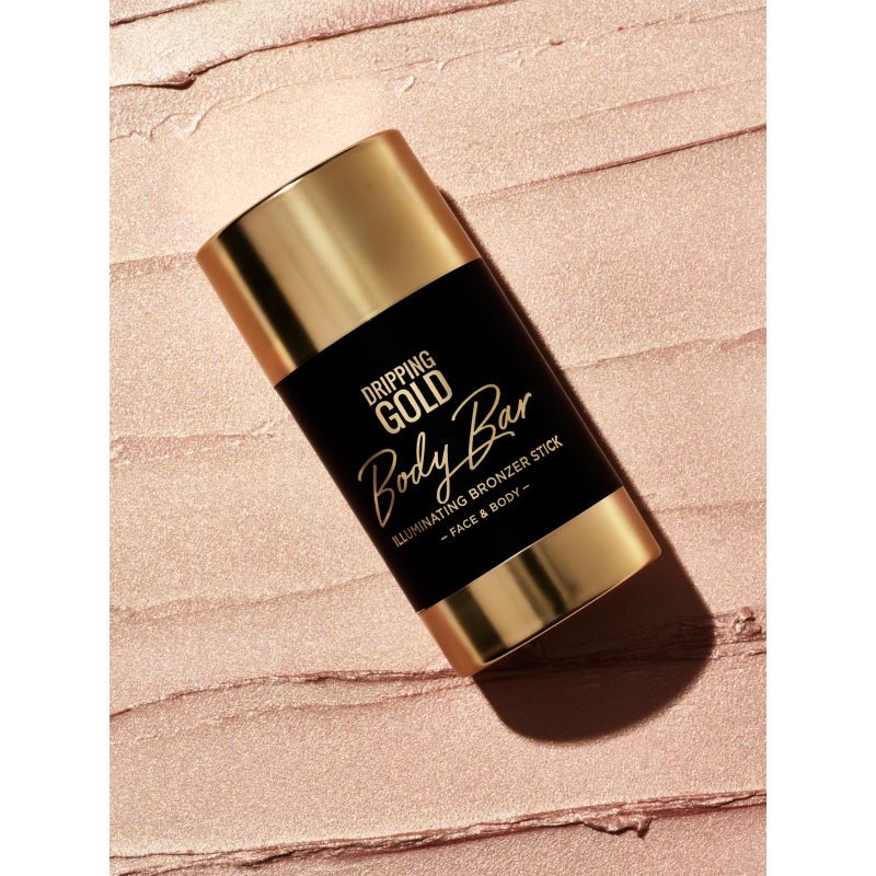 Dripping Gold Luxury Tanning Illuminating Stick rozjasňující bronzer na obličej a tělo odstín Gold 36 g (obrázek 5)